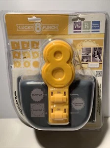 We R Memory Keepers Lucky 8 Punch Homemade Pie Cut Paper Scrapbook Damaged Packg - Picture 1 of 7
