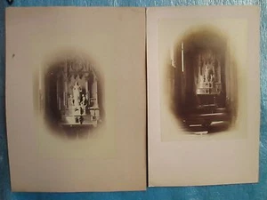 2 photos vers 1870/80 : AUTEL D'UNE EGLISE. - Picture 1 of 1