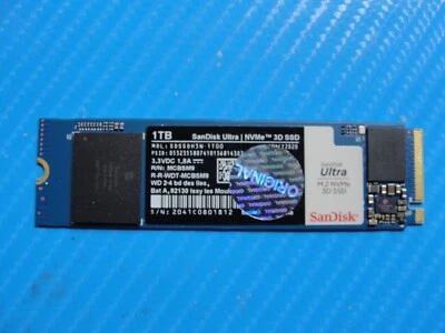 HP 17-cn0053cl SanDisk M.2 NVMe 1TB 3D SSD Solid State Drive SDSSDH3N-1T00 - Image 1 of 2