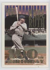 1995 Topps/Megacards Conlon Collection Babe Ruth (100th Birthday Stamp) #3.2 HOF
