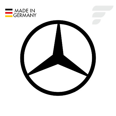 2x Mercedes-Benz Stern Folie Aufkleber Set - Farbe Variabel - 10,0 Cm Radnabe • 6.35€