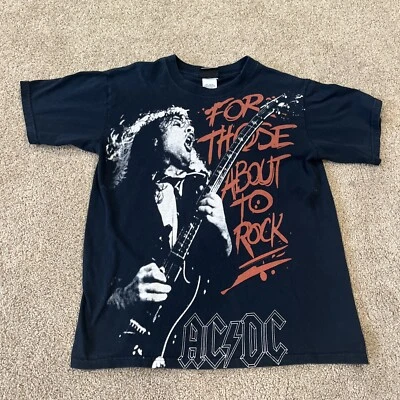 Liquid Blue AC/DC For Those About  Rock T-Shirt Men's M Tee Black Vintage - Image 1 of 4