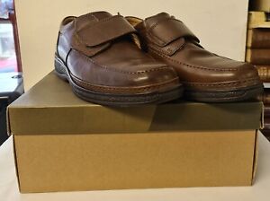 Clarks C&J Stonehill Over Walnut Men's Leather Shoes (UK 8.5 H Fitting) B12