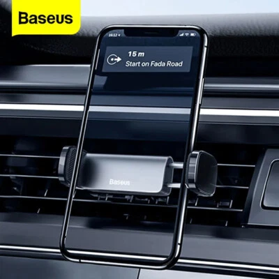 Baseus Air Vent Phone Holder Car Holder For iPhone 15 14 Pro Max Samsung Xiaomi - Image 1 of 4