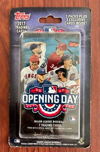 2017 Topps Opening Day Baseball Sealed BLISTER Pack 24 Cards- Aarron Judge RC YR - Picture 1 of 2