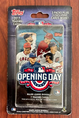 2017 Topps Opening Day Baseball Sealed BLISTER Pack 24 Cards- Aarron Judge RC YR - Image 1 of 2