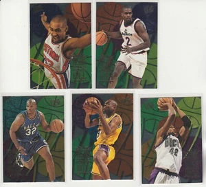 90'S INSERTS LOT (5/9) 1995-96 FLEER ULTRA RISING STAR WEBBER HILL MASHBURN FOIL - Picture 1 of 2