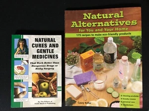 Lot New NATURAL ALTERNATIVES 101 Home Beauty Health Recipes + CURES & MEDICINES - Picture 1 of 9