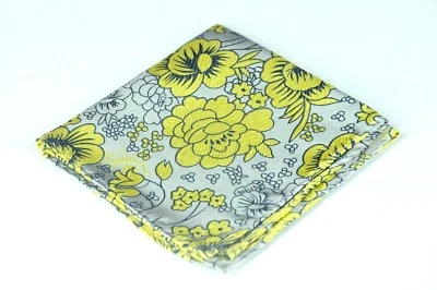 Lord R Colton Masterworks Pocket Square - Northrop Silver Woven Silk - $75 New - Image 1 of 3