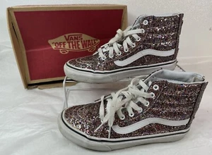 Vans SK8-Hi Delgado Cremallera Grueso Brillo Verdadero WHT Talla 5.0 Hombres O 6.5 Mujeres’s - Imagen 1 de 12