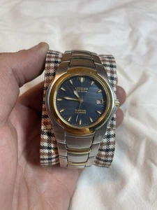Citizen Eco Drive Perpetual Calendar Men’s Watch Excellent Cond. E710-H24385 TA - Picture 1 of 11