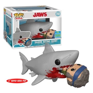 Jaws Sharks Biting Quint 6" Pop! Vinyl SDCC Exclusive Figure #760 - Imagen 1 de 2