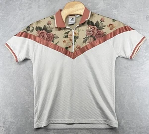 Polo Adidas x Eric Emanuel EE Estampado Floral Cuello 1/4 Cremallera Para Hombre Talla M RARO - Imagen 1 de 8