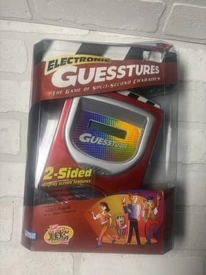 Hasbro 2005 Electronic Guesstures Game 2 Sided Display Parker Brothers - Image 1 of 4