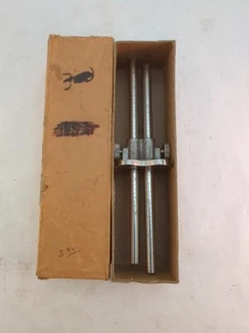 Vintage Stanley No. 91 Metal Double Bar Gauge Nickel Plated w/ orig box - Picture 1 of 9
