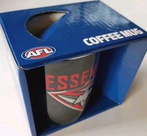 Essendon AFL Merchandise Bombers Logo Print Ceramic Coffee Mug BNIB 'No: 1 Fan' - Picture 1 of 10