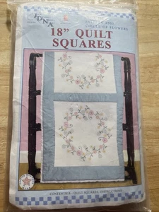 Blumenkreis Jack Dempsey Nadelkunst 18" Quilt Quadrate Artikel 732 Muster 305 - Bild 1 von 8