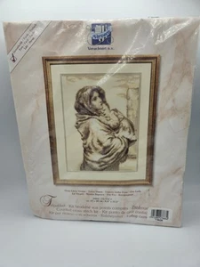 Vervaco gezähltes Kreuzstich-Set Unsere Liebe Frau Neu aus altem Lagerbestand Sepia getönt - Bild 1 von 2