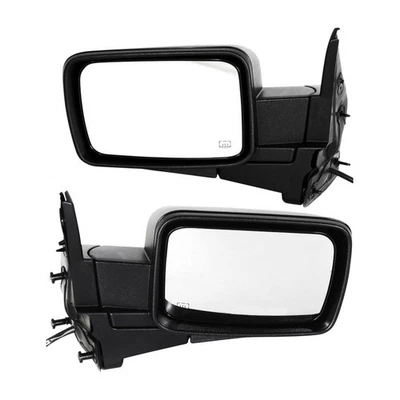 Par de espejos retrovisores laterales conductor y pasajero para Jeep Commander 2006-2008 | negros Foto 1 de 4