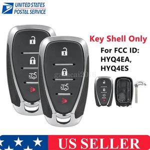 2 4 Button Remote Key Fob Shell for Chevrolet Camaro Malibu 2016 - 2022 HYQ4EA - Picture 1 of 7
