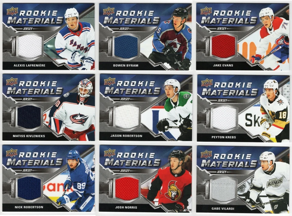2020-21 20-21 Upper Deck UD Rookie Materials Jersey Pick From List !! - Image 1 of 1