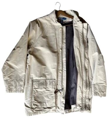 Chaqueta Polo Ralph Lauren Para Hombre Grande Beige Forrada de Lana Parka Tareas Campo Foto 1 de 4