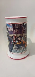Vintage Walt Disney World Beer Stein Tankard Mug 3D Castle Main Street 6.5" Tall - Picture 1 of 7