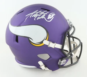 Adrian Peterson Signed Vikings Full-Size Replica Speed Helmet - JSA - Picture 1 of 2