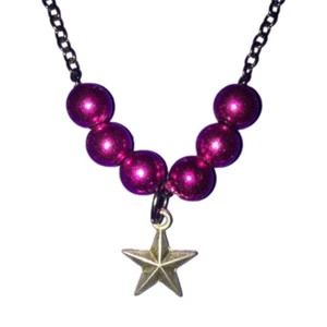 Pentagram Cord Chain Necklaces Handmade Choker Jewelry Gifts for Women Girl Teen - Picture 1 of 6