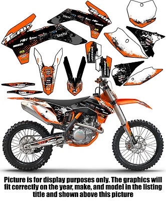 1998-2000 KTM SX 125 250 380 400 520 GRAPHICS SET DECO DECAL STICKERS MX 1999 - Image 1 of 3