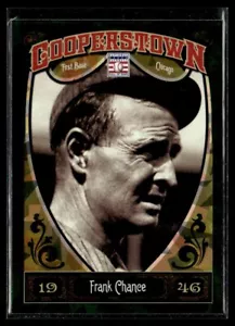 2013 Panini Cooperstown Green Crystal Frank Chance Chicago Cubs #10 - Picture 1 of 2