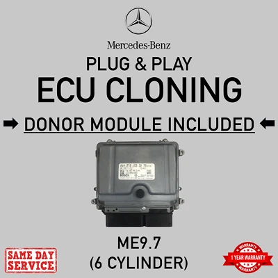 Mercedes-Benz Bosch ME9.7 ECU Cloning Repair Service M272 A 272 6 Cylinder - Image 1 of 4