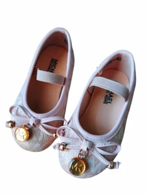 Timelessly chick flats Michael Kors Logo Toddler Size 5T Blush Pink - Image 1 of 4