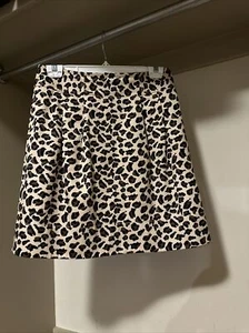 Marc By Marc Jacobs Animal Print Pleated Skirt Sz 4 - Picture 1 of 4