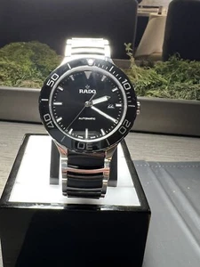 RADO Centrix Automatik R30002162 Herren 42 mm schwarzes Zifferblatt Edelstahl Uhr - Bild 1 von 12