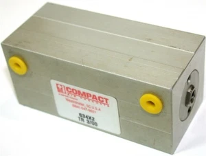 UP TO 2 NEW COMPACT AIR 2" PANCAKE PNEUMATIC 3/4" BORE CYLINDERS S34X2 - Picture 1 of 1