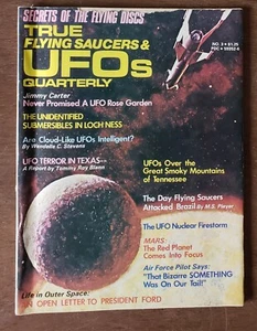 Flying Saucers & UFOs Quarterly True Magazine Presents #3 Fall 1976 Texas Terror - Picture 1 of 6