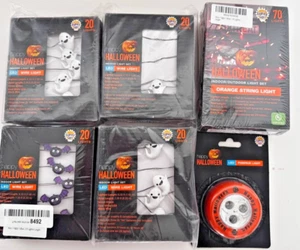 Happy Halloween Indoor/Outdoor LED Set, Set of 6 - Picture 1 of 4