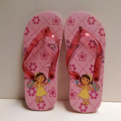 Sandalias de Playa Dora la Exploradora Florales Niños Niñas Talla 2/3, Rosa NUEVAS Foto 1 de 4