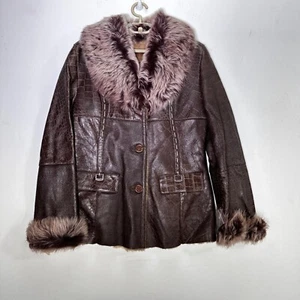 Vintage LaToria Damen Echt Lammleder Lederjacke Gr. L Neu mit Etikett Made in Turkey - Bild 1 von 10