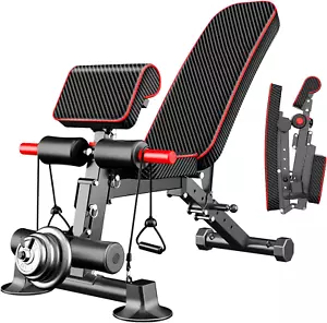 Home Gym Equipment Exercise Machine Leg Curl Extension Bench Arm Preacher Bicep - Picture 1 of 9