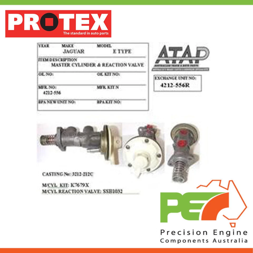 Nuevo * PROTEX * Cilindro maestro de freno para JAGUAR 420. Sedán 4D tracción trasera. Foto 1 de 4