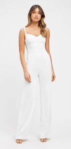 KOOKAI Oyster Panel Evening Cocktail Party Jumpsuit 34 (6) #36540 - Picture 1 of 17
