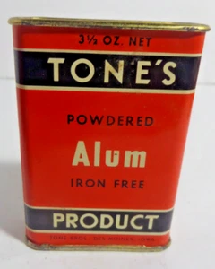 spice tin vintage Tone's Alum - Picture 1 of 2