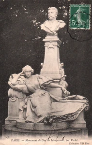 CPA 75 PARIS - Monument de Guy de Maupassant - Imagen 1 de 2