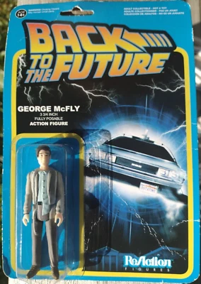 Figura de acción Regreso al futuro GEORGE MCFLY 3,75" Funko ReAction Collab. ¡NUEVO EN CAJA! Foto 1 de 3