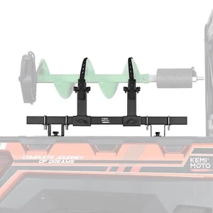 UTV Ice Auger Carrier Holder Mount For Polaris Ranger 570 900 1000 General 1000 - Picture 1 of 8