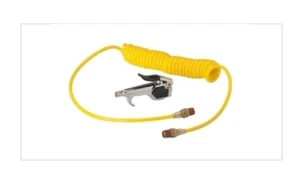Blow Gun and Tubing, Coiled, 10' (8655) 1/4 FPT 125 PSI Dental tube coil - Picture 1 of 1