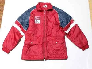 VINTAGE NASCAR Jacket Winston Cup Coat Racing Daytona Patches 80s Race Car Large - Picture 1 of 6