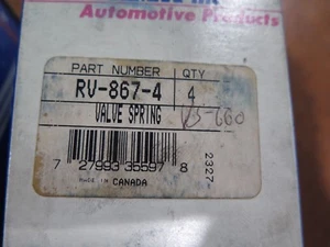 Engine Valve Springs Pioneer Inc. RV-867-4 Box of 4 NOS (12-D1-4) - Picture 1 of 2